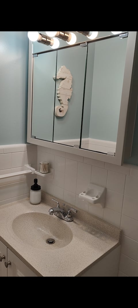 Hall bathroom.